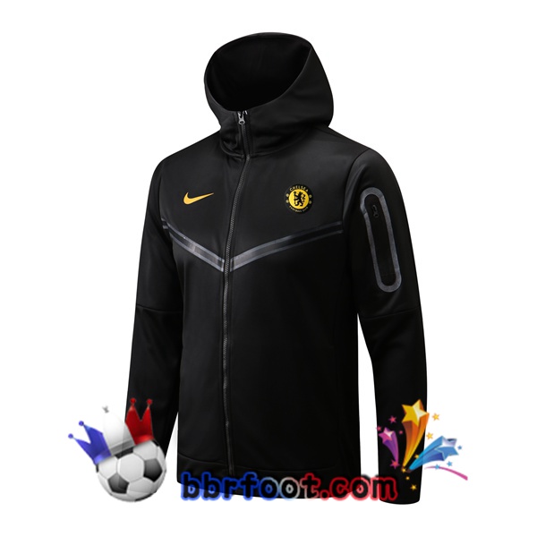 Veste A Capuche FC Chelsea Noir 2022/2023