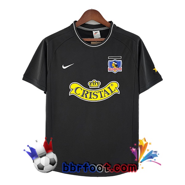 Maillot Foot Colo-Colo Retro Exterieur Noir 2000-2001