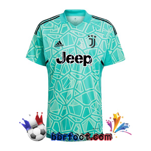 Maillot Foot Juventus Gardien de but Vert 2022/2023