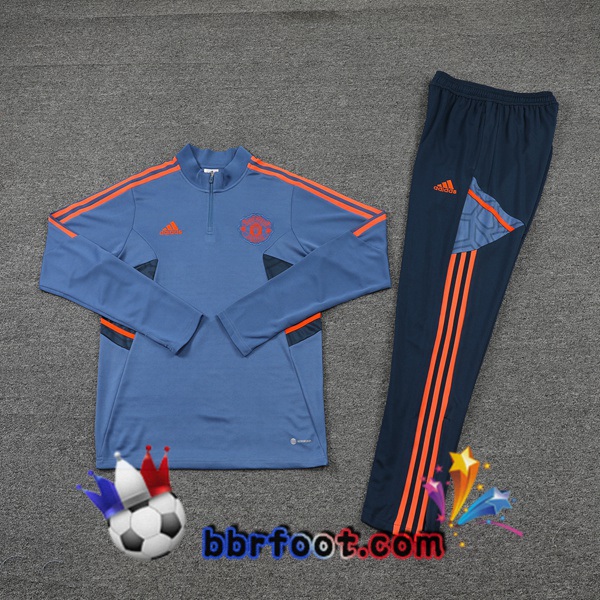Survetement Foot Manchester United Gris 2022/2023