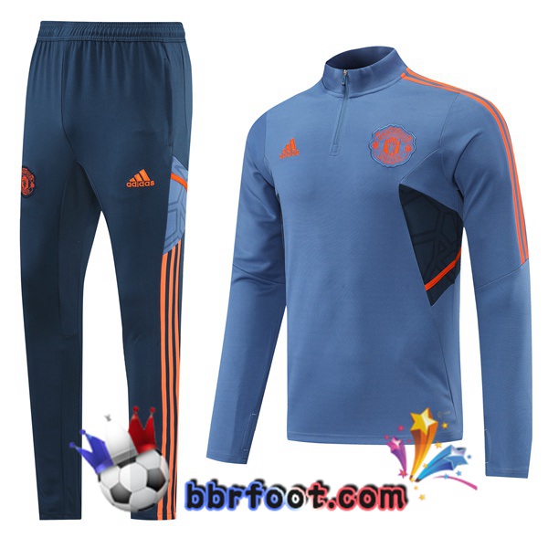 Survetement Foot Manchester United Gris 2022/2023