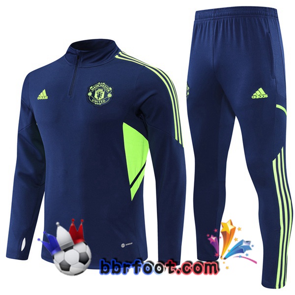 Survetement Foot Manchester United Bleu Royal 2022/2023