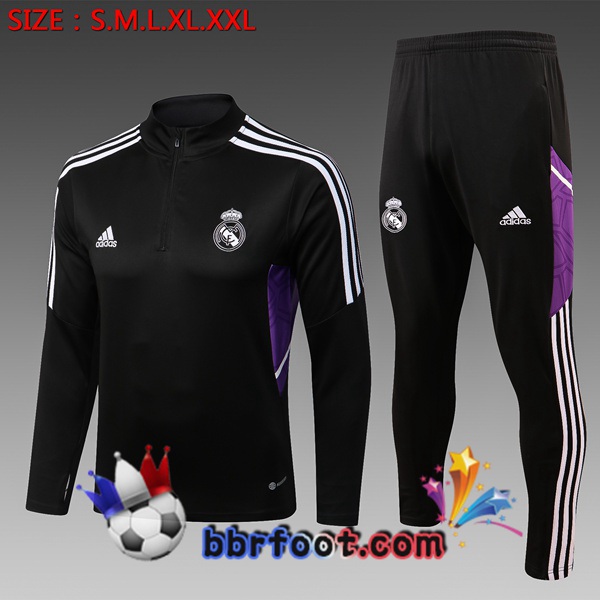 Survetement Foot Real Madrid Enfant Noir 2022/2023