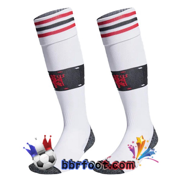 Maillot Foot Manchester United Exterieur Blanc 2022/2023