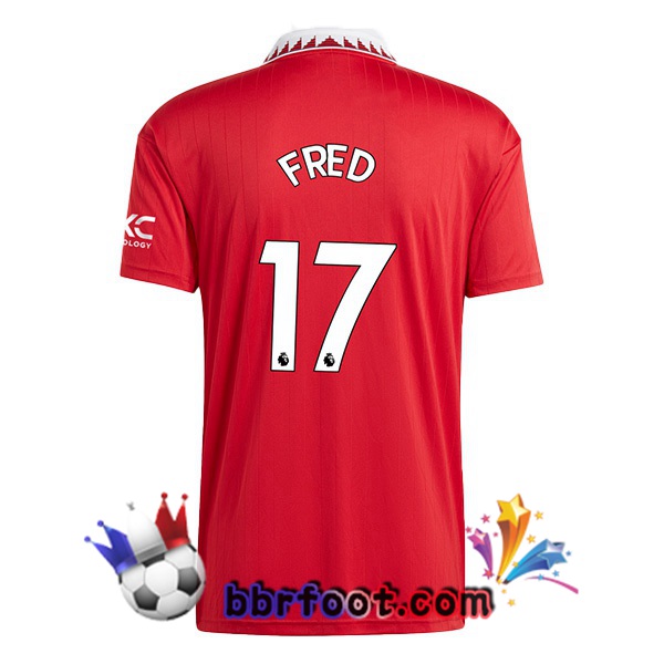 Maillot Foot Manchester United (FRED 17) Domicile Rouge 2022/2023