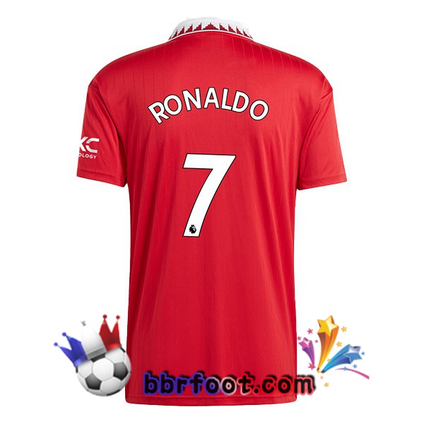 Maillot Foot Manchester United (RONALDO 7) Domicile Rouge 2022/2023