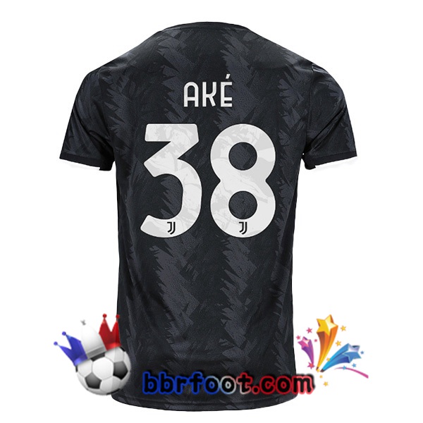 Maillot Foot Juventus (AKÉ 38) Exterieur Noir 2022/2023