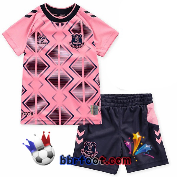 Maillot Foot Everton Enfant Exterieur Rose 2022/2023