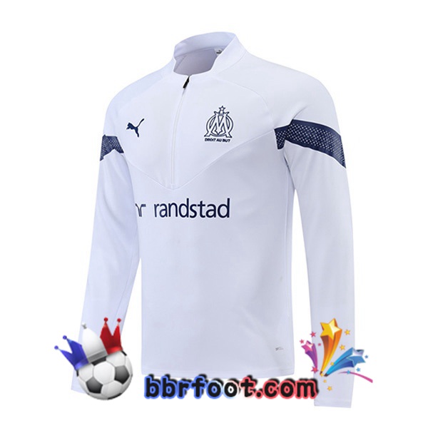 Sweatshirts Homme Marseille OM Blanc 2022/2023
