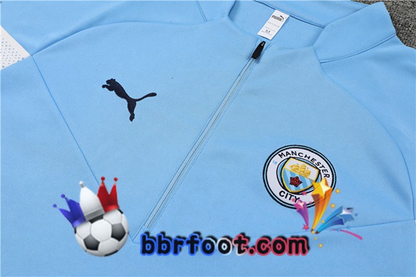 Survetement Foot Manchester City Bleu 2022/2023