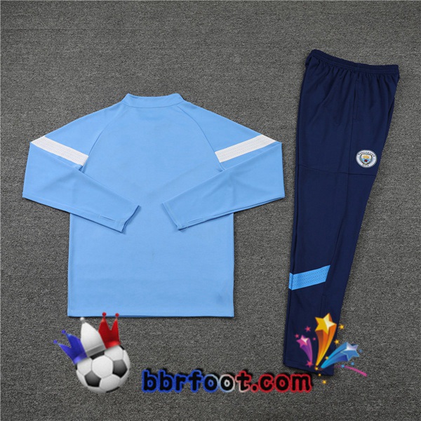 Survetement Foot Manchester City Bleu 2022/2023