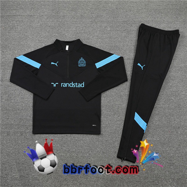 Survetement Foot Marseille OM Noir 2022/2023