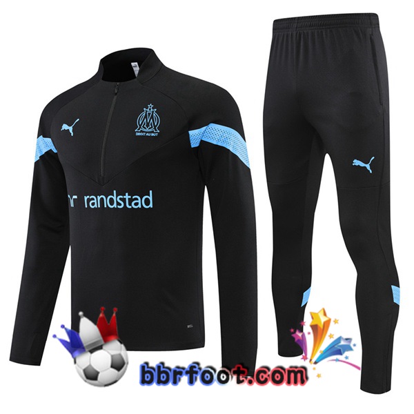 Survetement Foot Marseille OM Noir 2022/2023