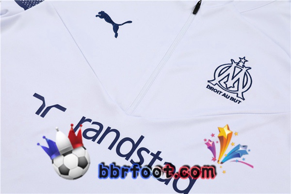 Survetement Foot Marseille OM Blanc 2022/2023