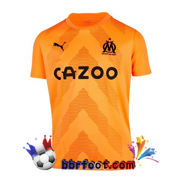 Maillot Foot Marseille OM Gardien de but Jaune 2022/2023