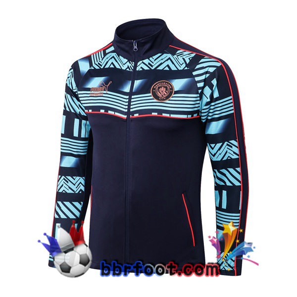 Veste Foot Manchester City Bleu Royal 2022/2023