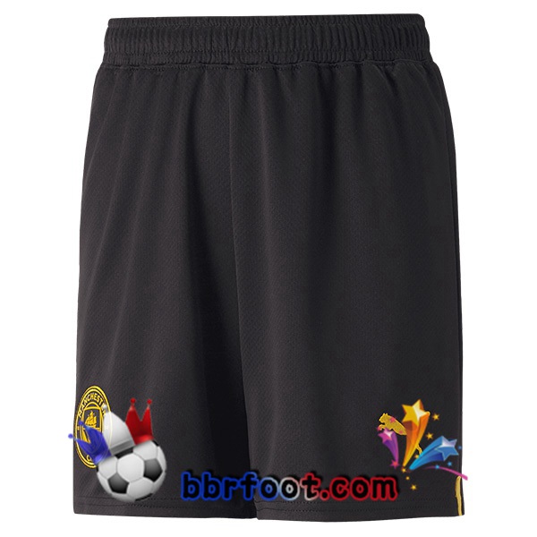 Short Foot Manchester City Exterieur Rouge Noir 2022/2023