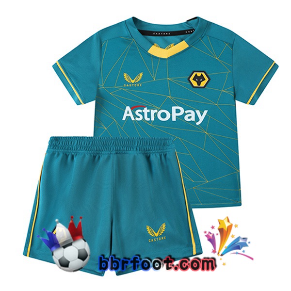 Maillot Foot Wolves Enfant Exterieur Bleu 2022/2023