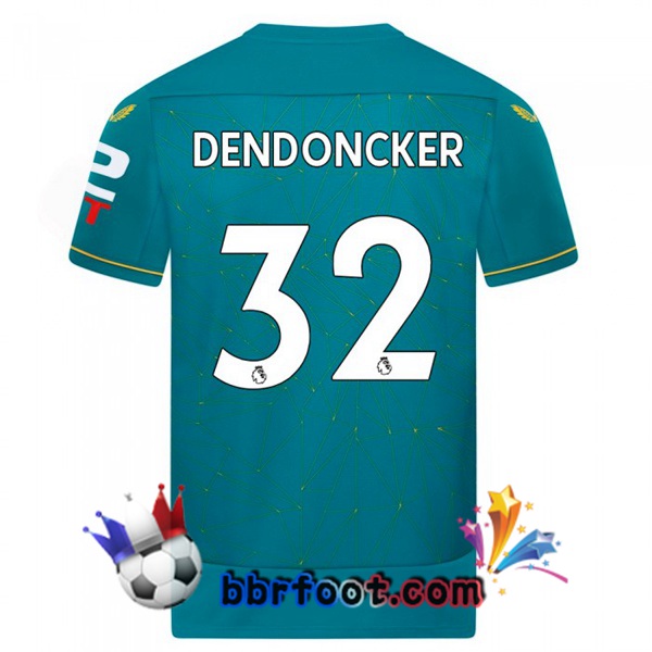 Maillot Foot Wolves (DENDONCKER 32) Exterieur Bleu 2022/2023
