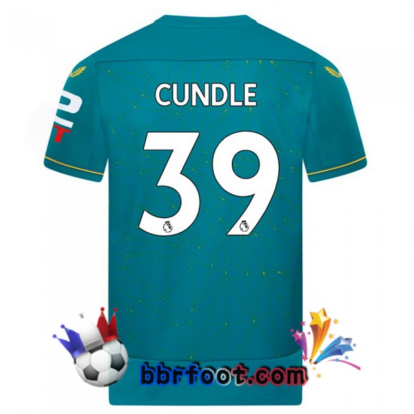 Maillot Foot Wolves (CUNDLE 39) Exterieur Bleu 2022/2023