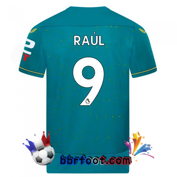 Maillot Foot Wolves (RAUL 9) Exterieur Bleu 2022/2023
