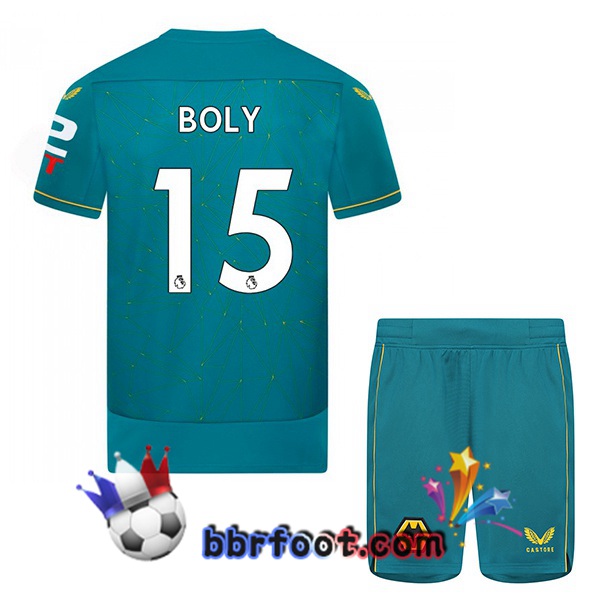 Maillot Foot Wolves (BOLY 15) Enfant Exterieur Bleu 2022/2023