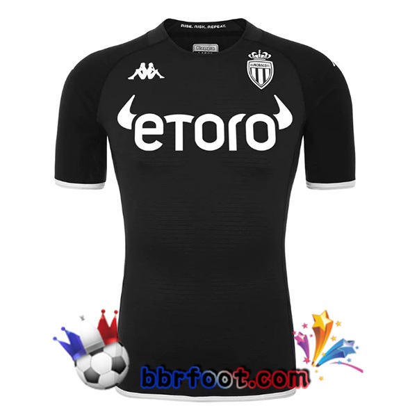 Maillot Foot AS Monaco Exterieur Noir 2022/2023