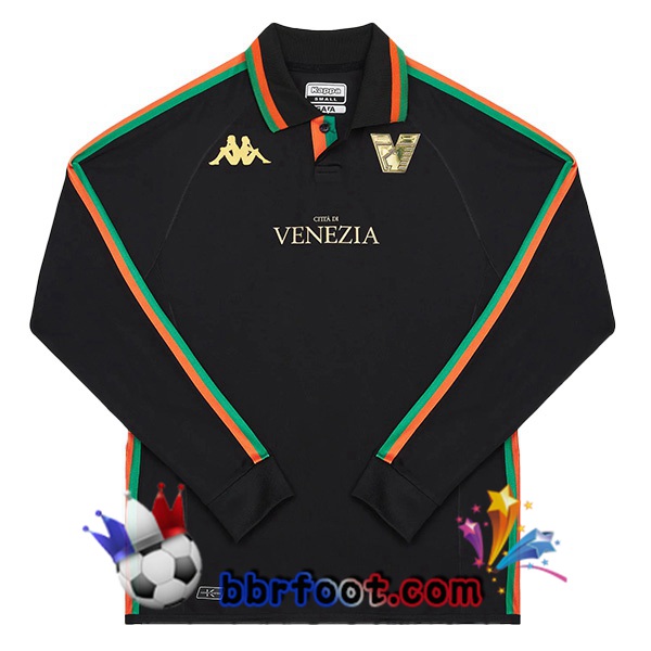 Maillot Foot Venise FC Domicile Manche Longue Noir 2022/2023