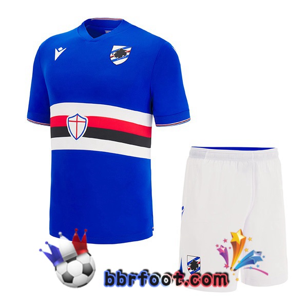 Maillot Foot UC Sampdoria Enfant Domicile Bleu 2022/2023