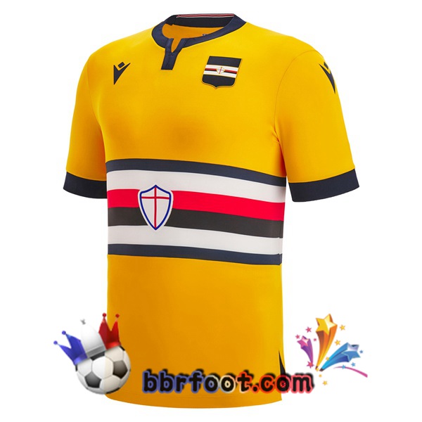 Maillot Foot UC Sampdoria Third Jaune 2022/2023