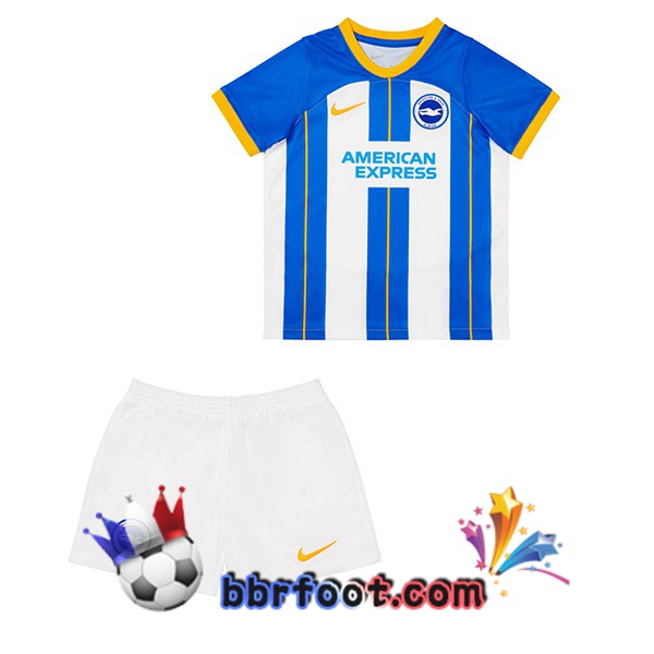 Maillot Foot FC Brighton Enfant Domicile Bleu Blanc 2022/2023