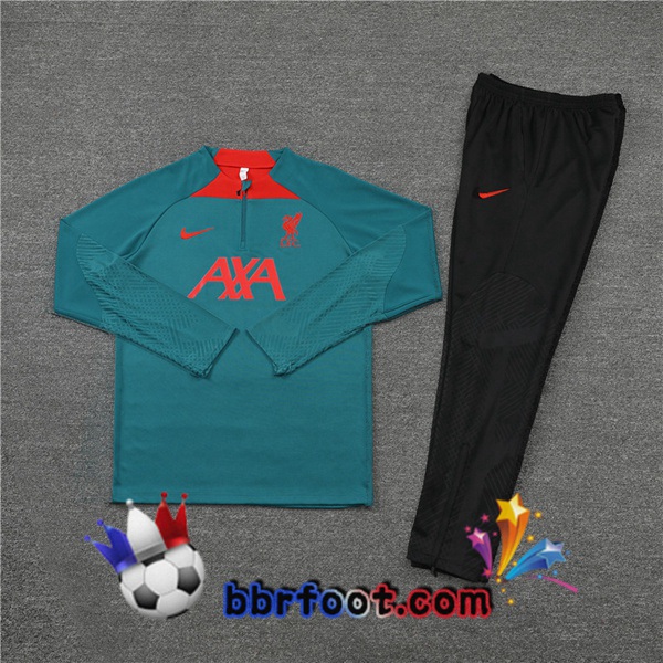 Survetement Foot FC Liverpool Vert 2022/2023