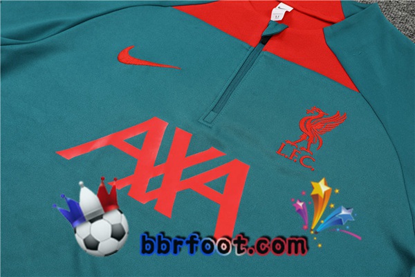 Survetement Foot FC Liverpool Vert 2022/2023