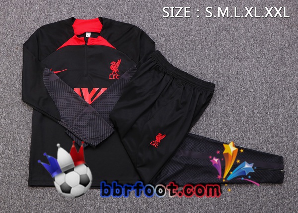 Survetement Foot FC Liverpool Noir 2022/2023