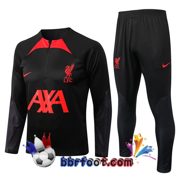 Survetement Foot FC Liverpool Noir 2022/2023