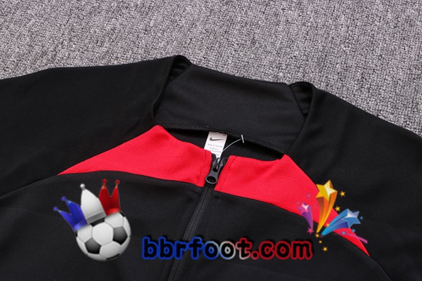 Veste Survetement Foot Corée Noir 2022/2023