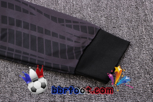 Veste Survetement Foot Corée Noir 2022/2023