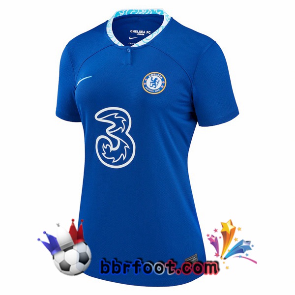 Maillot Foot FC Chelsea Femme Domicile Bleu 2022/2023