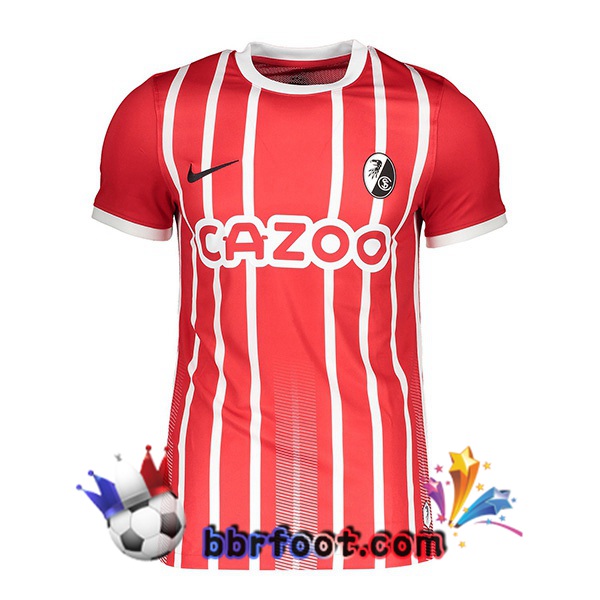 Maillot Foot SC Fribourg Domicile Rouge 2022/2023
