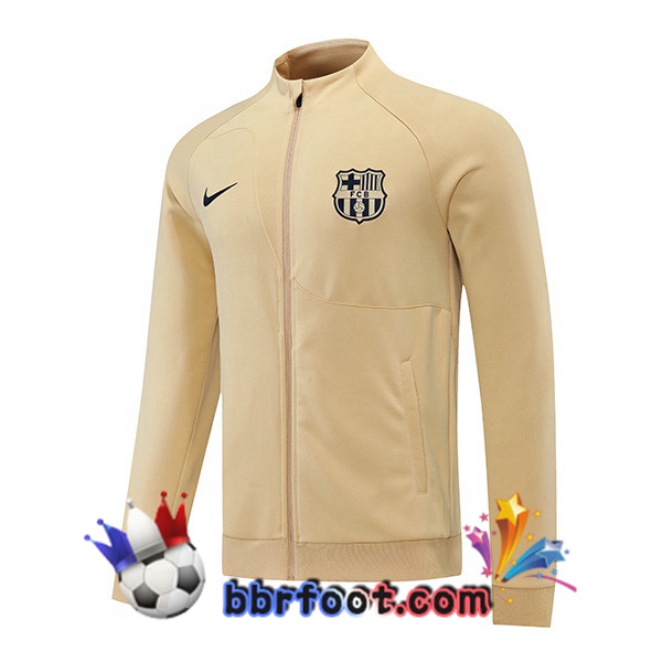 Veste Foot FC Barcelone Jaune 2022/2023