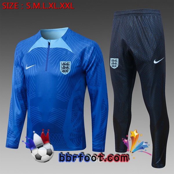Survetement Foot Angleterre Enfant Bleu 2022/2023