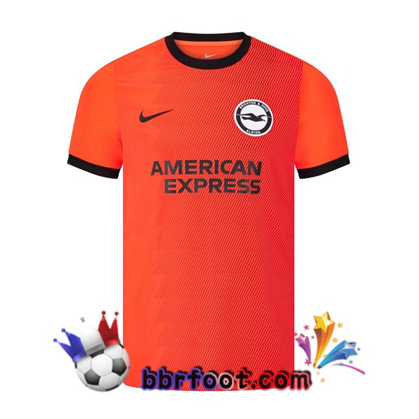 Maillot Foot FC Brighton Exterieur Orange 2022/2023