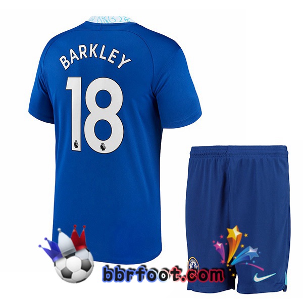 Maillot Foot FC Chelsea (Barkley 18) Enfant Domicile Bleu 2022/2023