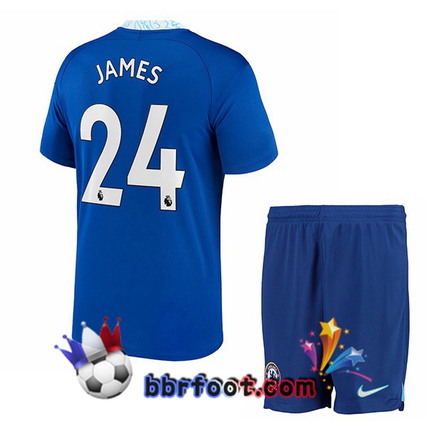Maillot Foot FC Chelsea (James 24) Enfant Domicile Bleu 2022/2023