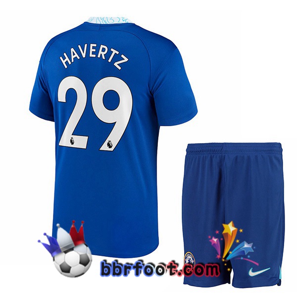 Maillot Foot FC Chelsea (Havertz 29) Enfant Domicile Bleu 2022/2023