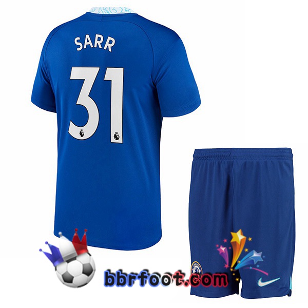 Maillot Foot FC Chelsea (Sarr 31) Enfant Domicile Bleu 2022/2023
