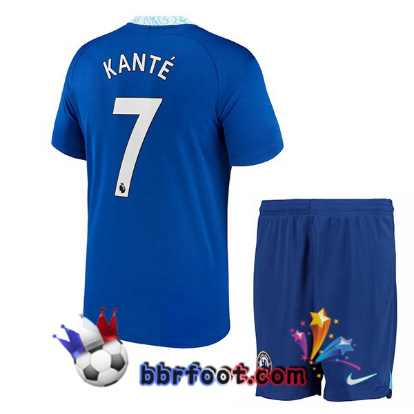 Maillot Foot FC Chelsea (Kanté 7) Enfant Domicile Bleu 2022/2023