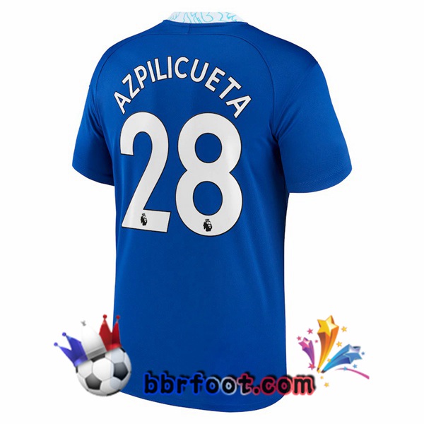 Maillot Foot FC Chelsea (Azpilicueta 28) Domicile Bleu 2022/2023
