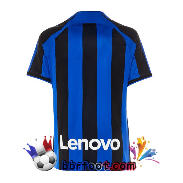 Maillot Foot Inter Milan Domicile Noir Bleu 2022/2023