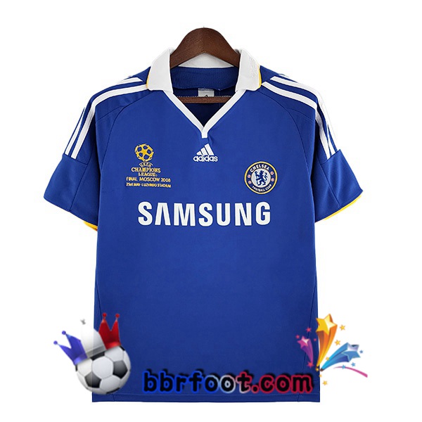 Maillot Foot FC Chelsea Retro Domicile Bleu 2008-2009